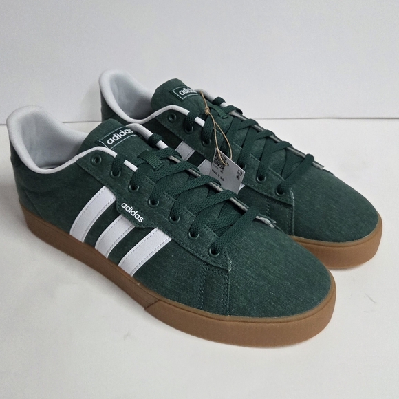 adidas 3.0 daily shoes Men’s Size 9.5 IF7487 Collegiate Green Gum New NIB main image 8